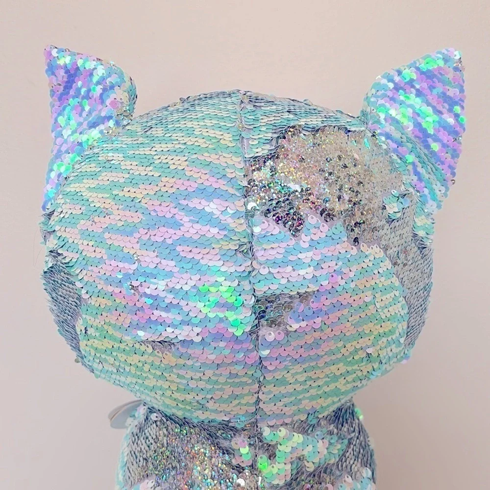 Brand New Ty Flippables Whimsy the Cat Sequins Large 16